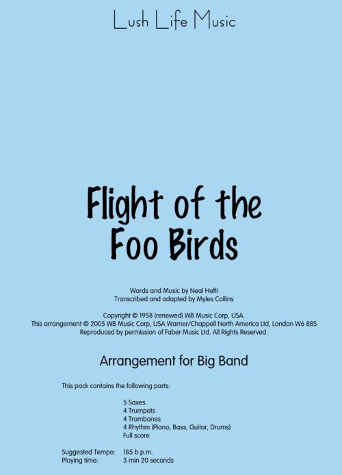 FLIGHT OF THE FOO BIRDS (Basie)